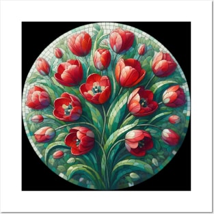 Tulip Flower Posters and Art